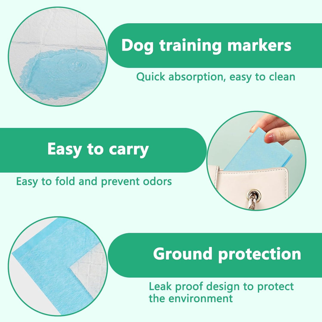 60X60 cm PIPI Matten für Hunde, 100 Stück Trainingspads für Welpen, Puppy Pads Verfügen über EIN Sec