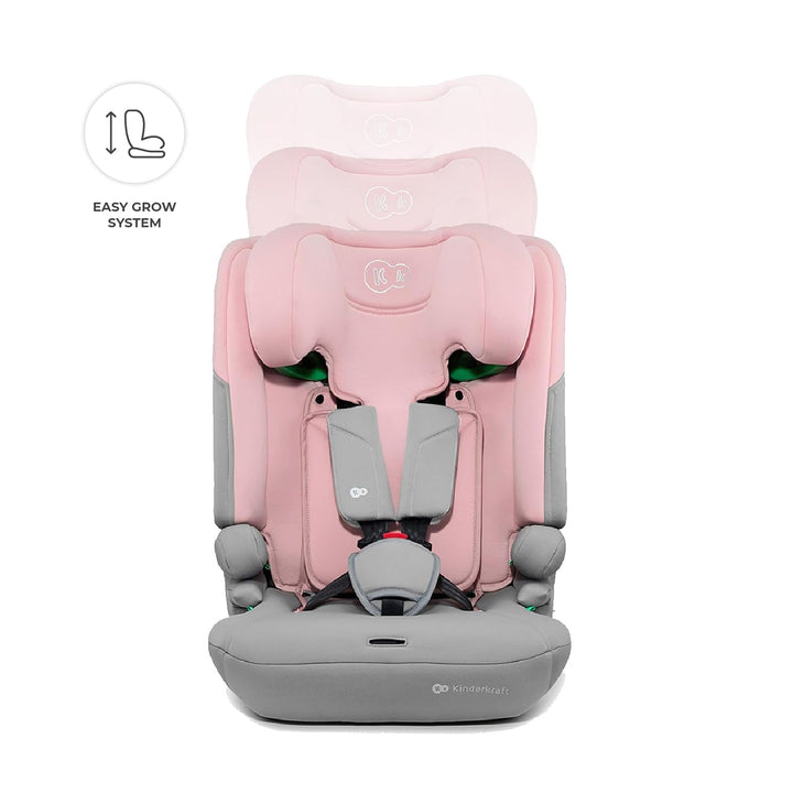 Kinderkraft I-COMFY, Autositz, Für Kinder, Reguliert (76-150cm), Verstellbare Rückenlehne, 5-Punkt-S