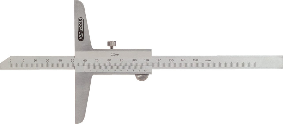 KS Tools 300.0576 Tiefenmessschieber, 0-400mm 0-400 mm, 0-400 mm