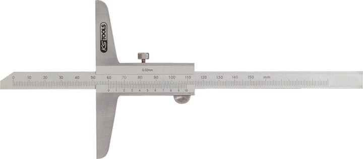 KS Tools 300.0575 Tiefenmessschieber, 0-300mm, Höhe150mm 0-300 mm (Höhe :150 mm), 0-300 mm (Höhe :15