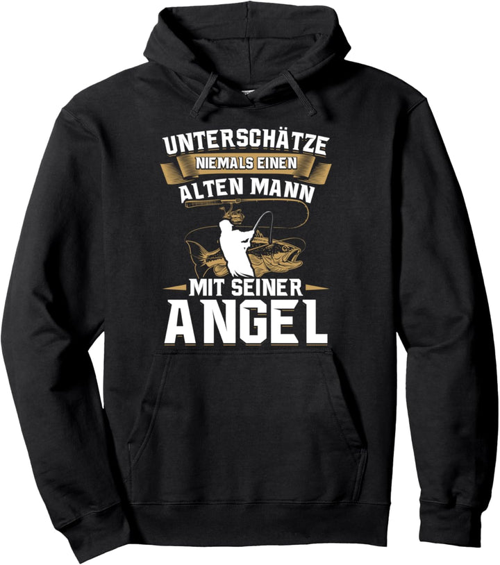 Angler Shirt Herren Jungs Angel Geschenk Fischer Fisch Pullover Hoodie