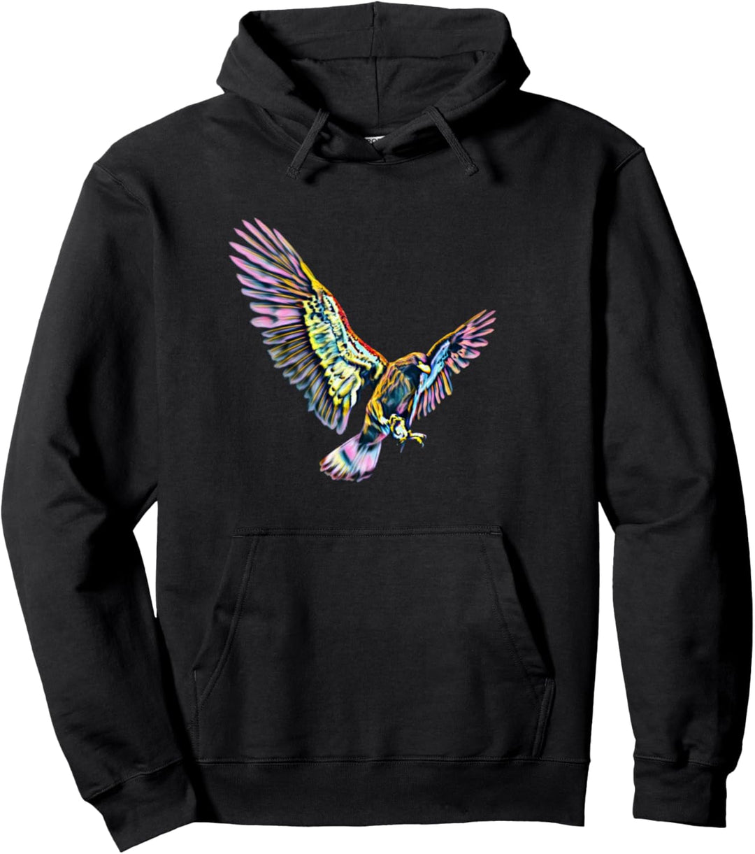 Adler Motiv Raubvogel Vögel Tiere Krallen Schnabel Design Pullover Hoodie