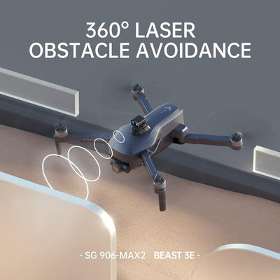 X-Verse ZLL SG906 MAX2 Drohne mit Kamera 4K EIS, 4km RC, 3 Achsen Gimbal, Hindernisvermeidung in 4 R