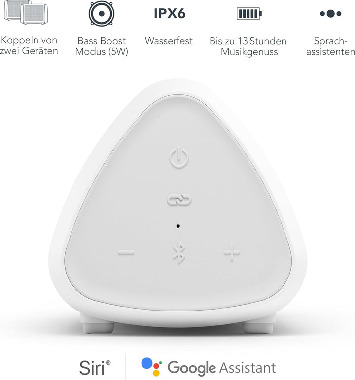 VONMÄHLEN – Air Beats Mini kabelloser Bluetooth Lautsprecher mit unverwechselbarem Sound – wasserdic