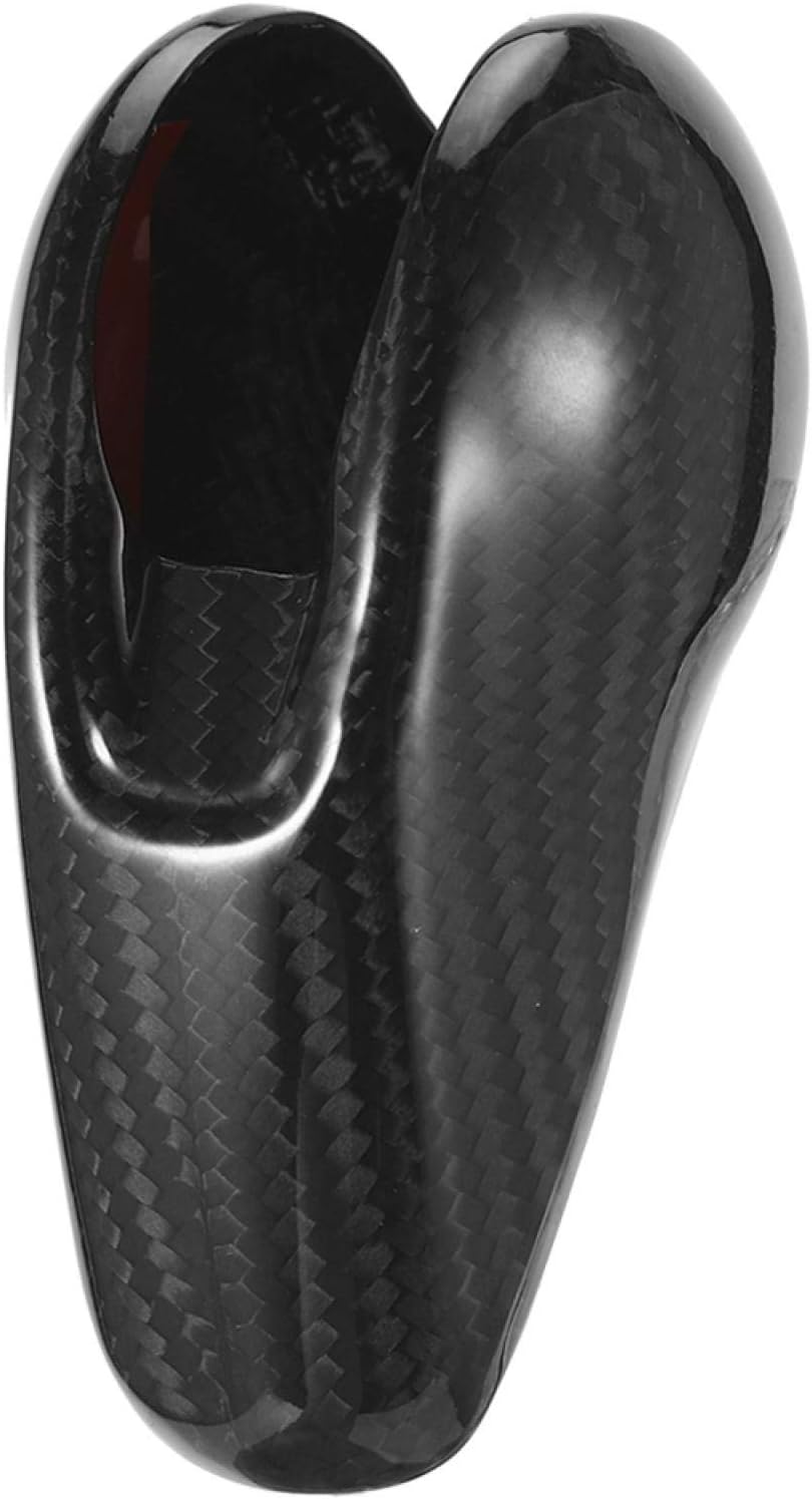 Auto Schaltknauf Abdeckung, Kohlefaser Schaltknauf Abdeckung Innenverkleidung Passt für Porsche MACA