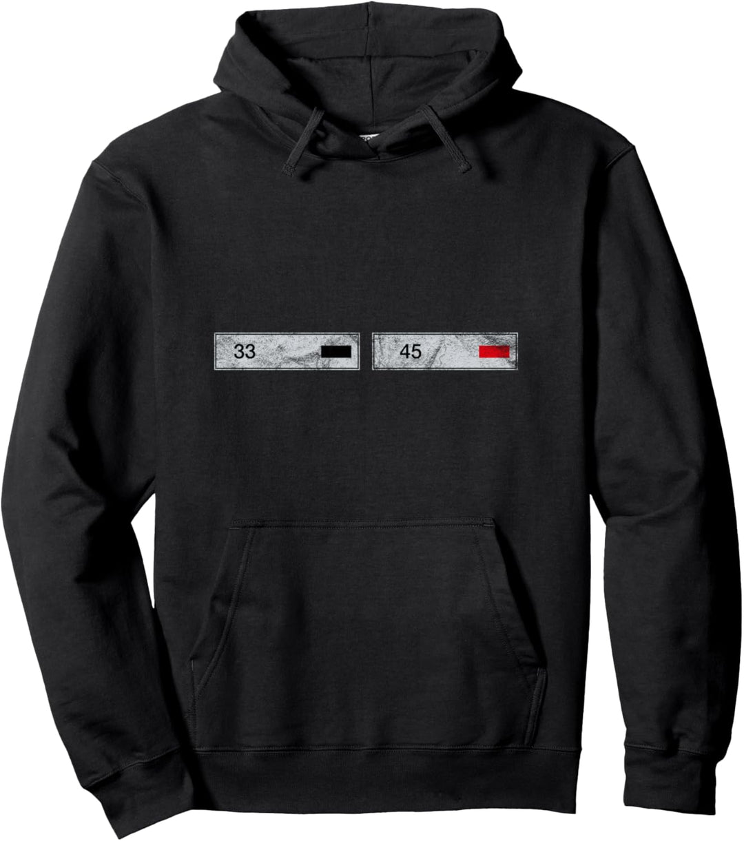 DJ Record Player RPM Turntable Vinyl Producer Pullover Hoodie