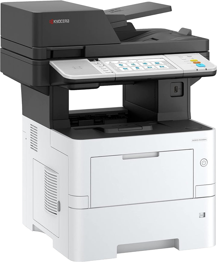 Kyocera Ecosys MA4500ifx/Plus Multifunktionsdrucker Schwarz Weiss, 45 Seiten pro Minute. Drucker Sca