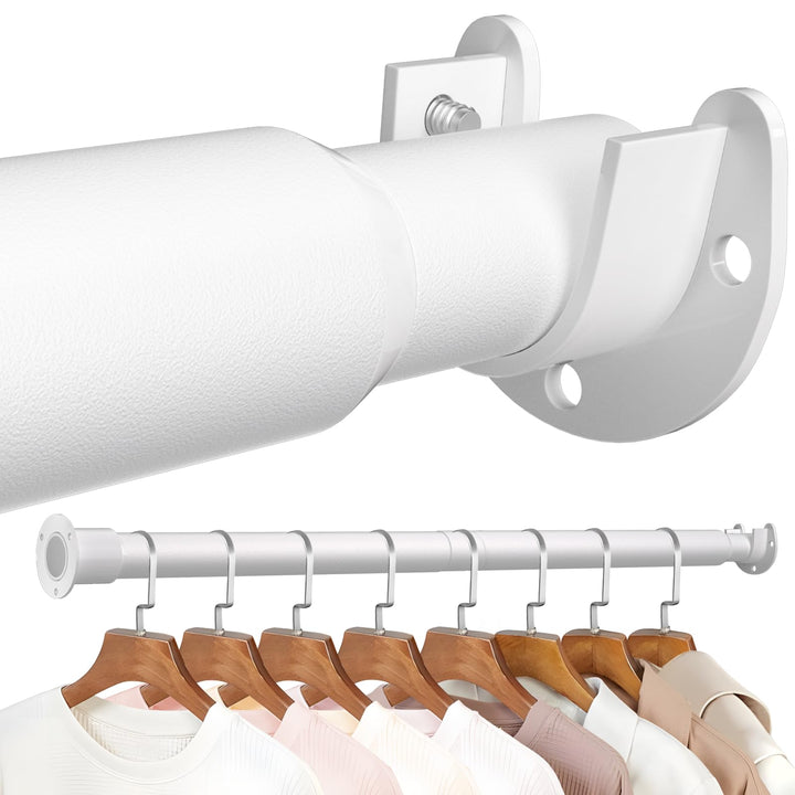 Mavivegue Kleiderstange Schrank, 42–106CM Kleiderstange Ausziehbar, Kleiderstange Wandmontage 32mm,