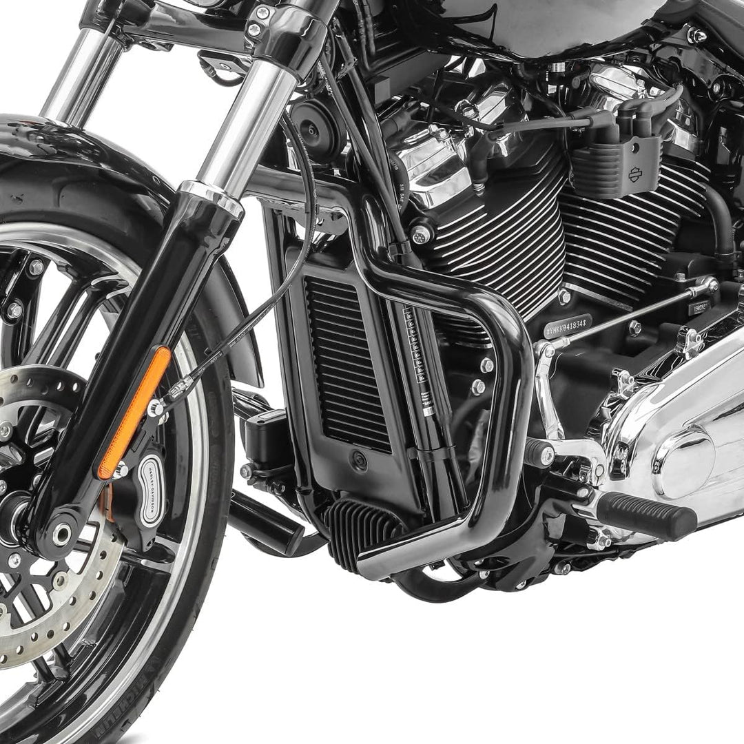 Sturzbügel Mustache für Harley Davidson Softail Fat Bob 114 18-24 schwarz