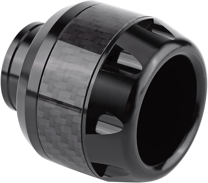 Carbon-Faser-Motorrad-Vordergabel-Sturzpads Crash-Schutzkissen-Paar Fahrradfahrer (Schwarz),Sonstige