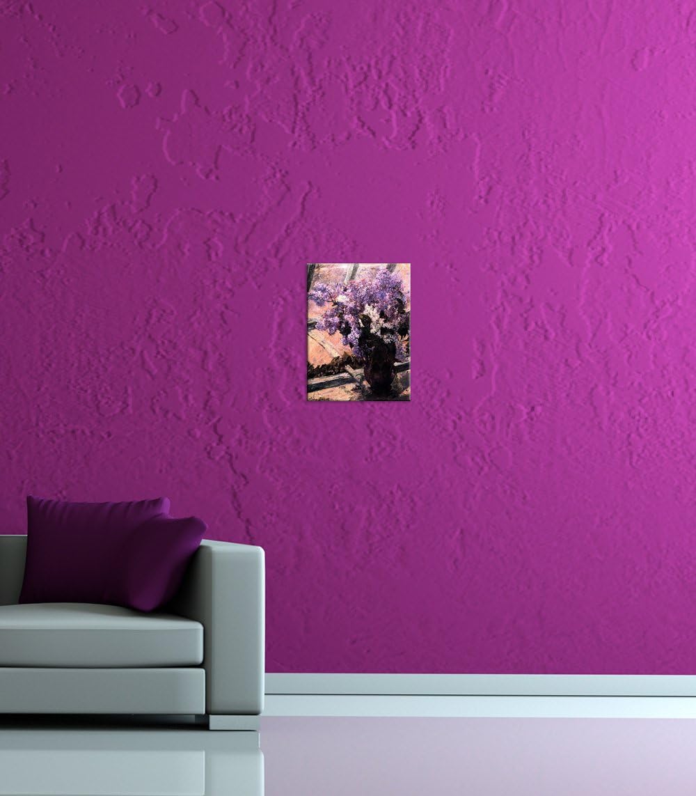 Bilderdepot24 Bild auf Leinwand | Mary Cassatt Flieder in einem Fenster in 50x60 cm als Wandbild | W