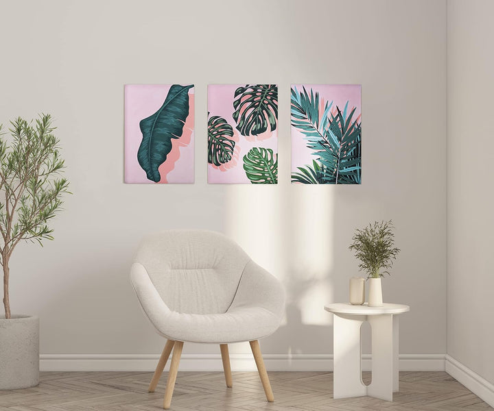 Dabble Premium Set Malen nach Zahlen für Erwachsene - 3 Stück - Mit Zubehör: Leinwand, Rahmen, Acryl