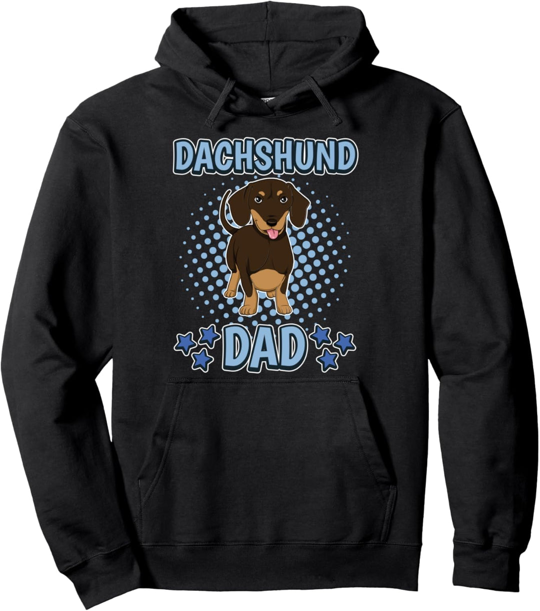 Herren Dachshund Dad Papa Vatertag Dackel Pullover Hoodie