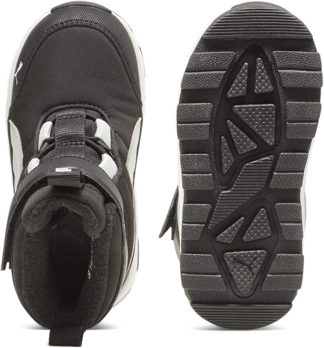 PUMA Unisex Kinder Evolve Boot Puretex Ac+psHigh Boot 20 EU Puma Black Ash Gray Puma White, 20 EU Pu