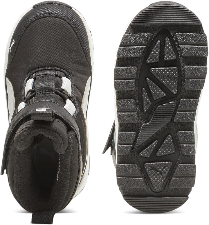 PUMA Unisex Kinder Evolve Boot Puretex Ac+psHigh Boot 20 EU Puma Black Ash Gray Puma White, 20 EU Pu