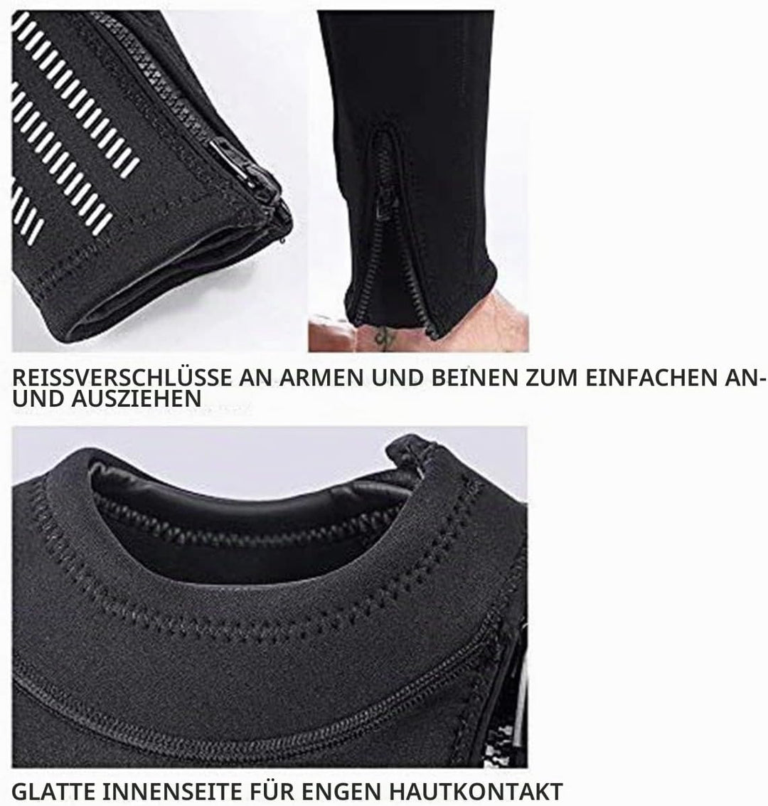 Ultra-Stretch-Neoprenanzug, 3 mm, Frontreissverschluss, Ganzkörper-Tauchanzug, Einteilig, für Männer