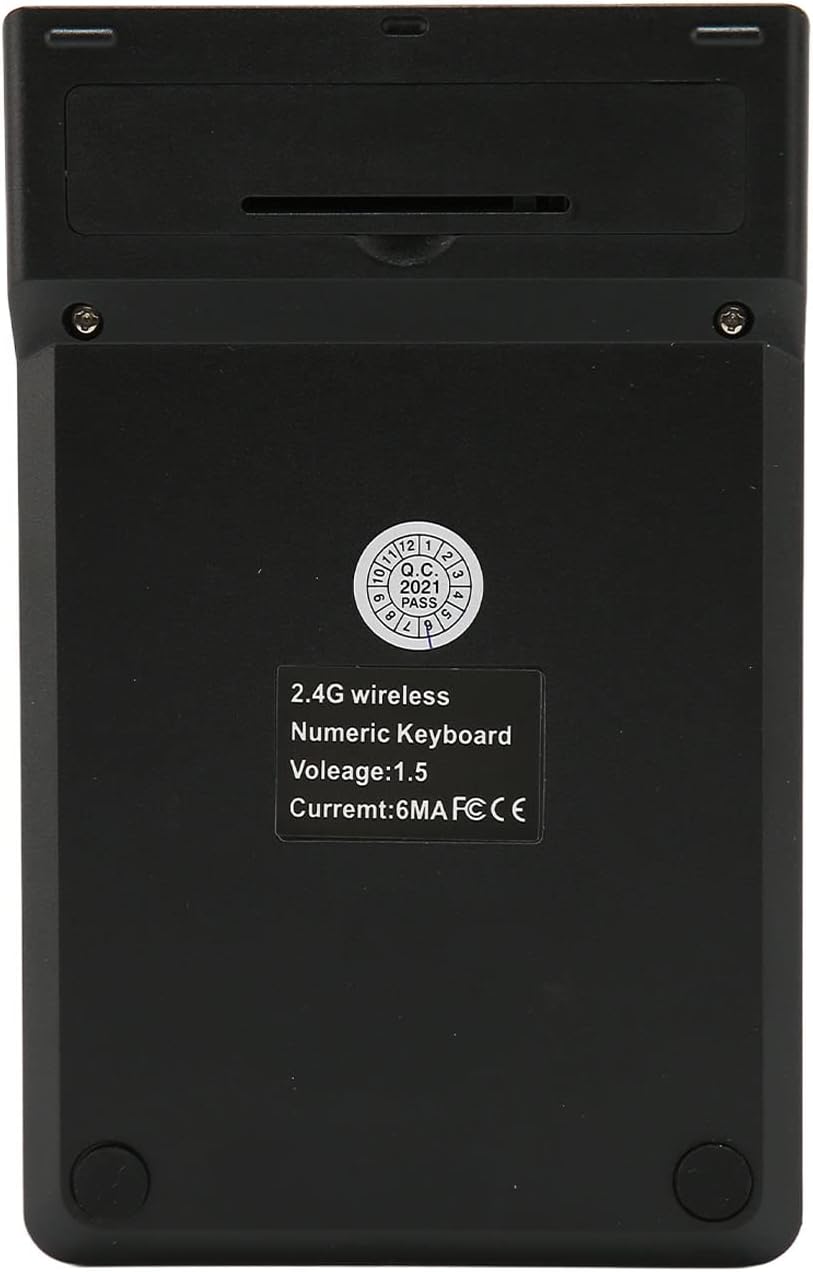 Bewinner Kabelloser 2,4 G Ziffernblock für Laptop, 18 Tasten, Externer Ziffernblock, Treiberfrei, Sc