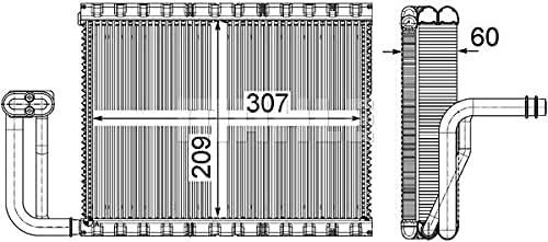 MAHLE AE 104 000P Verdampfer BEHR PREMIUM LINE