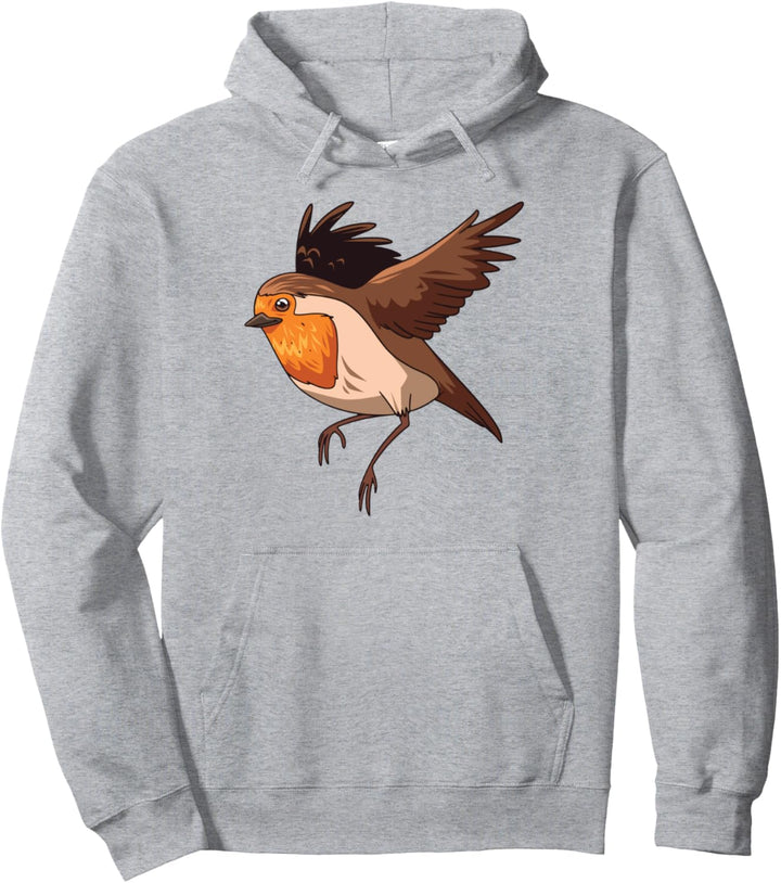 Rotkehlchen Vogel Spruch Geschenk Grafik Geschenkdiee für Ro Pullover Hoodie
