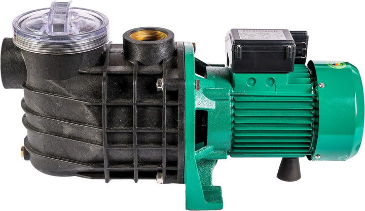 HST Leis Poolpumpe 25,2 m3/Std, bis 100 m³ Beckengrösse, 2200 W, Filterpumpe mit geringer Energieauf