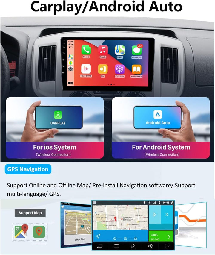 9" HD Android Auto GPS Radio Navigator Carplay Replacement for Skoda Citigo E-Citigo AA NF1 NE1 RCD2