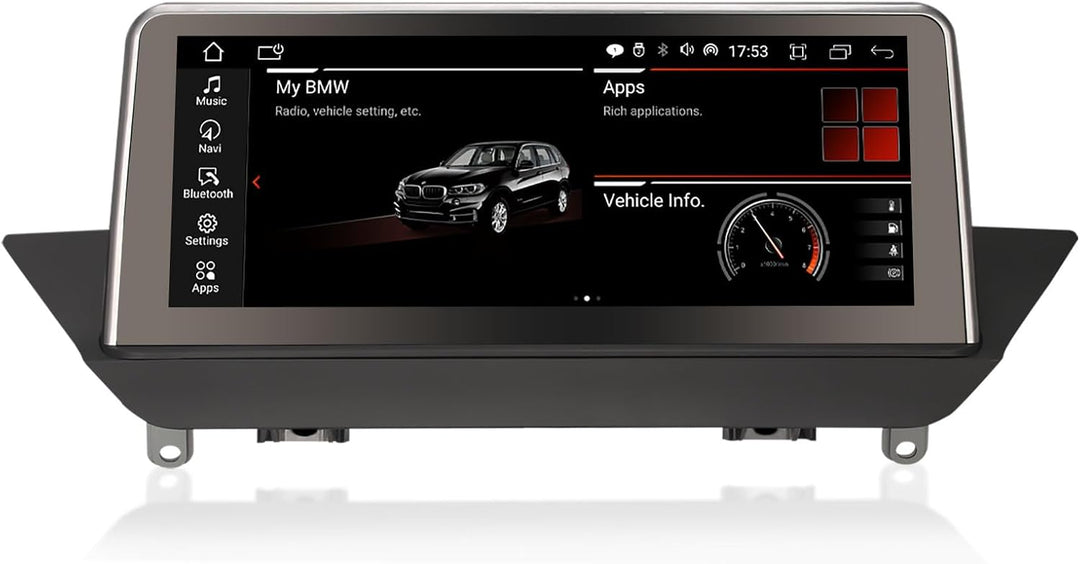 Erisin 10,25" 4GB RAM 64GB ROM Kabelloses CarPlay Android 12 Autoradio Bluetooth GPS Navi für BMW X1