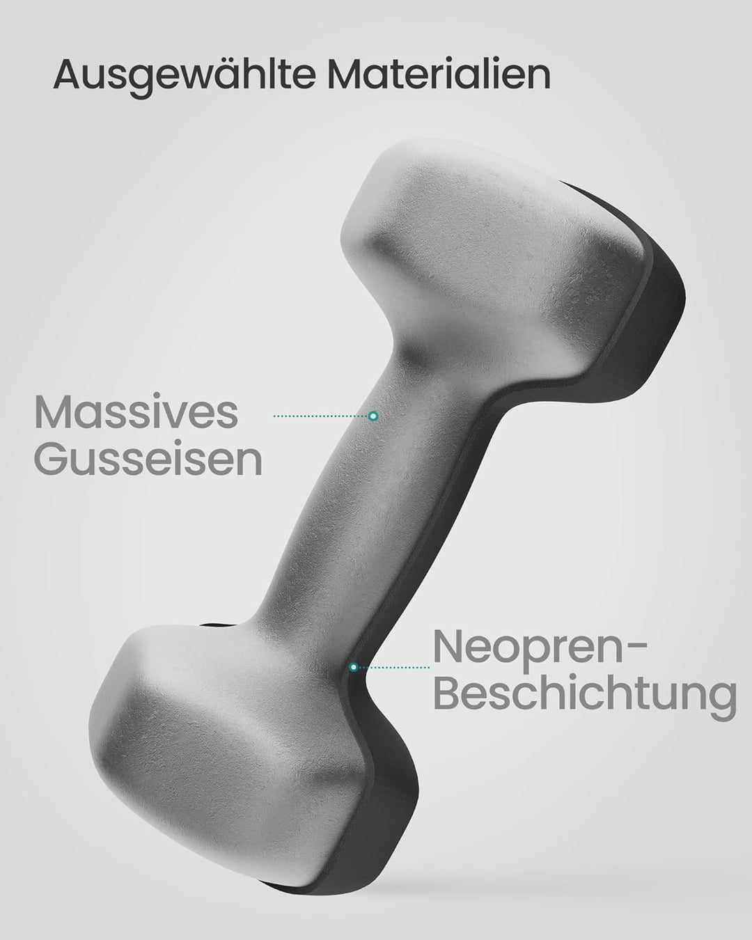 SONGMICS 2 Stück Hexagon Hanteln mit Neoprenbeschichtung für Krafttraining, Fitness, Zuhause 2 x 6 k