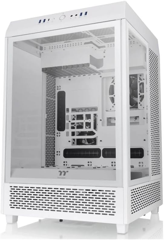 Thermaltake | The Tower 500 | Mid-Tower-Gehäuse| 3X 4mm gehärtetes Glas| weiss, CA-1X1-00M6WN-00