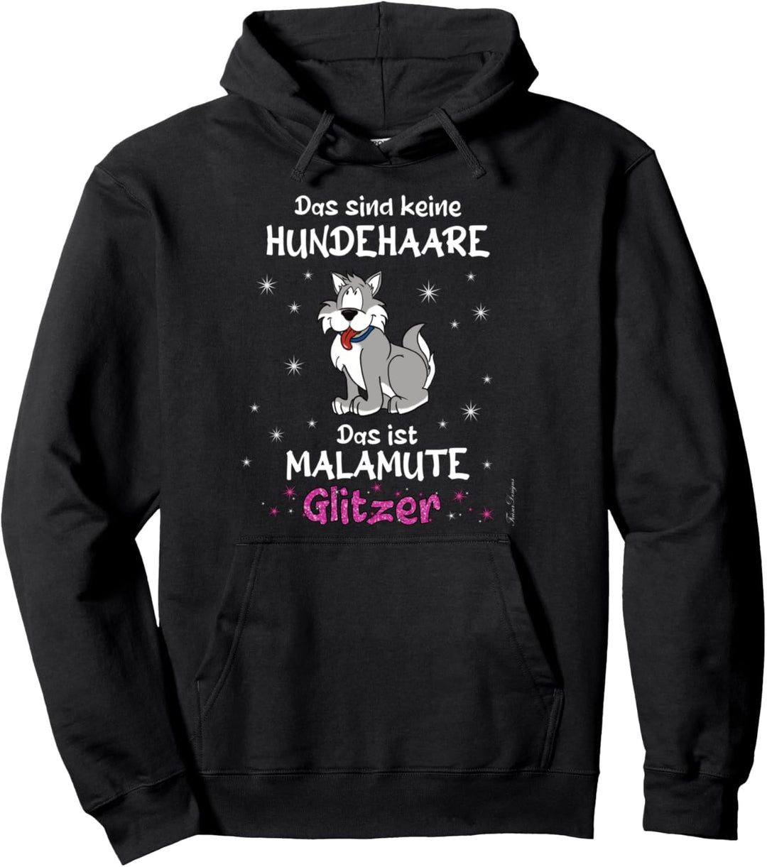 Das sind keine Hundehaare, lustiges comic Malamute Pullover Hoodie