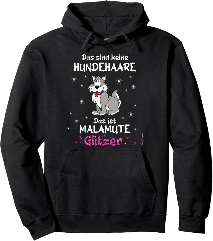 Das sind keine Hundehaare, lustiges comic Malamute Pullover Hoodie