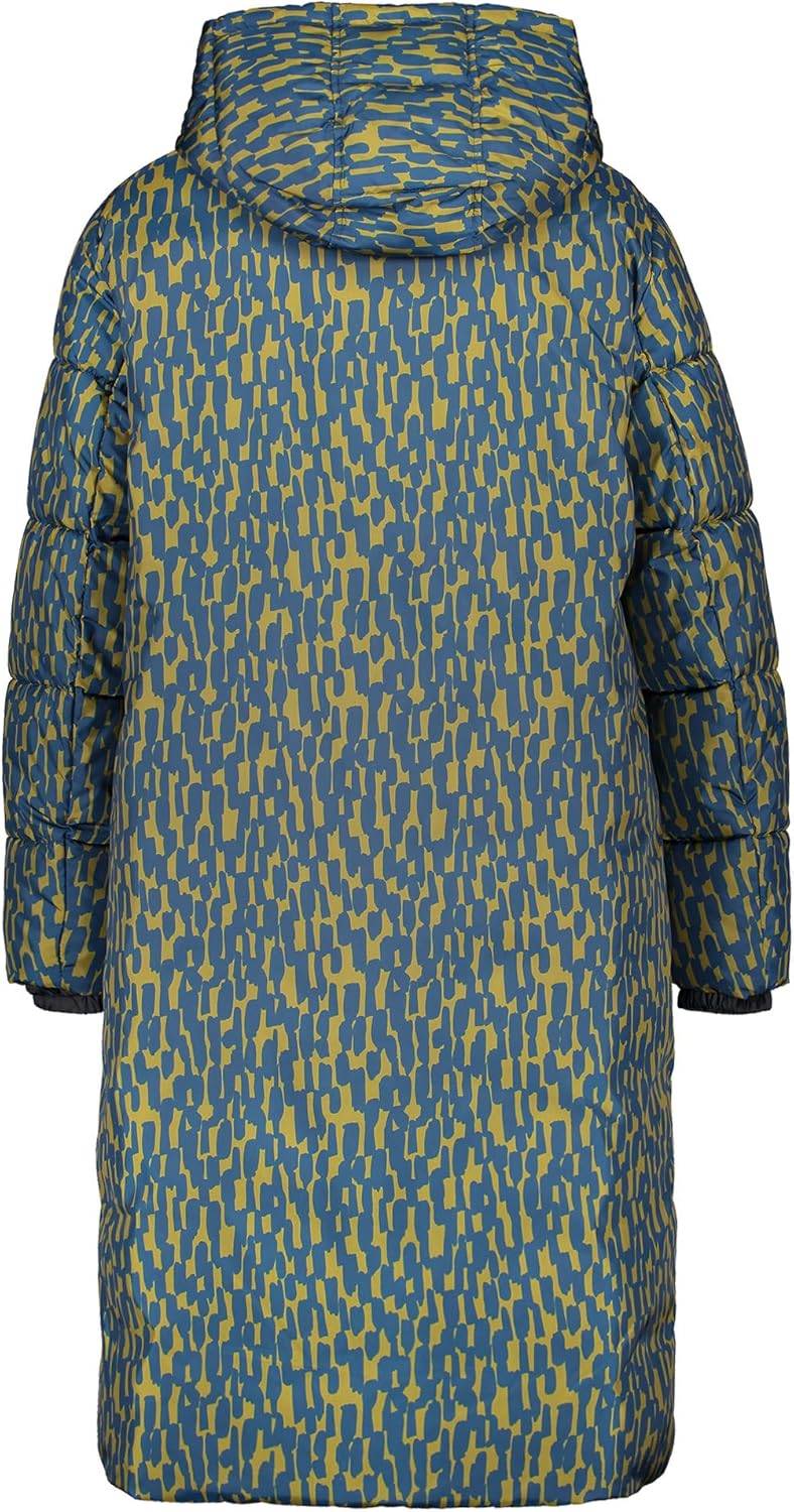 Samoon Damen Mantel Nicht Wolle 42 Dark Star Fruit gemustert, 42 Dark Star Fruit gemustert