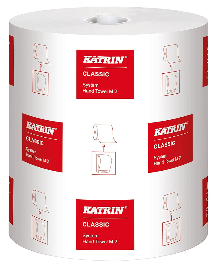 Katrin 460102 Classic System M2 Handtuchrolle, 2-lagig (6-er Pack) 6 stück (1er Pack) Single, 6 stüc