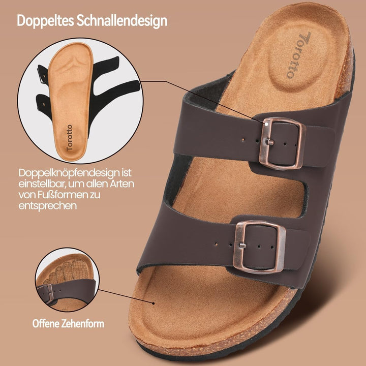 Herren Pantoletten Sandalen Hausschuhe Flache Latschen Sommerschuhe Erwachsene Schlappen Arbeitsschu
