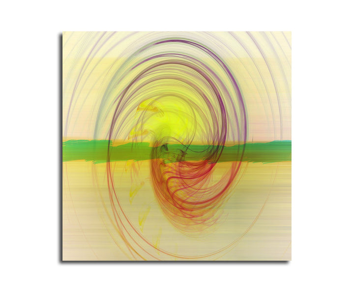 Paul Sinus Art Modernes Wandbild Abstrakt043_60x60cm Abstrakte Kunst Kunstdruck auf Leinwand Zeitlos