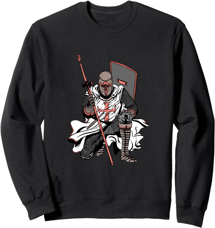 Kreuzritter, Tempelritter crusader Ritter, Krieger Sweatshirt