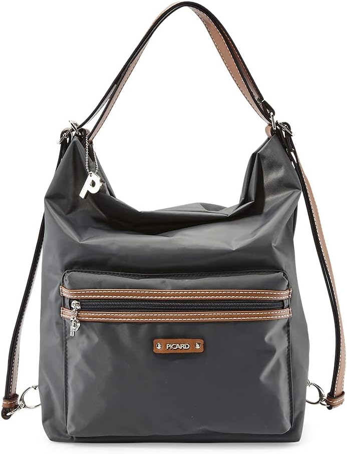 Picard Damen Beuteltasche Und Rucksack SONJA aus Nylon Gross | mit Reissverschluss | Beuteltasche un