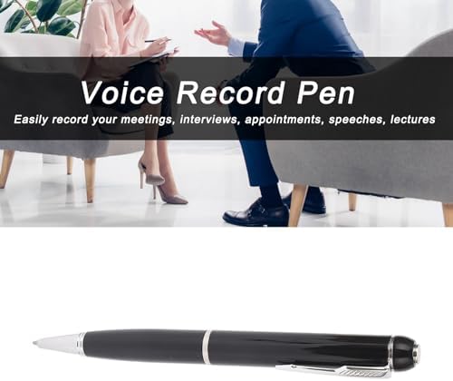 Dpofirs Diktiergerät Voice Recorder Audio Recorder Pen, Digital Voice Recorder mit 128kbps Audio Rec