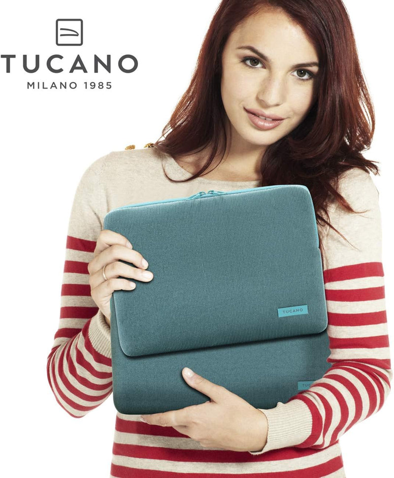 Tucano Second Skin Velluto Notebook Sleeve aus Cord und Neopren 12 Zoll MacBook Pro 13 Zoll ab 2016