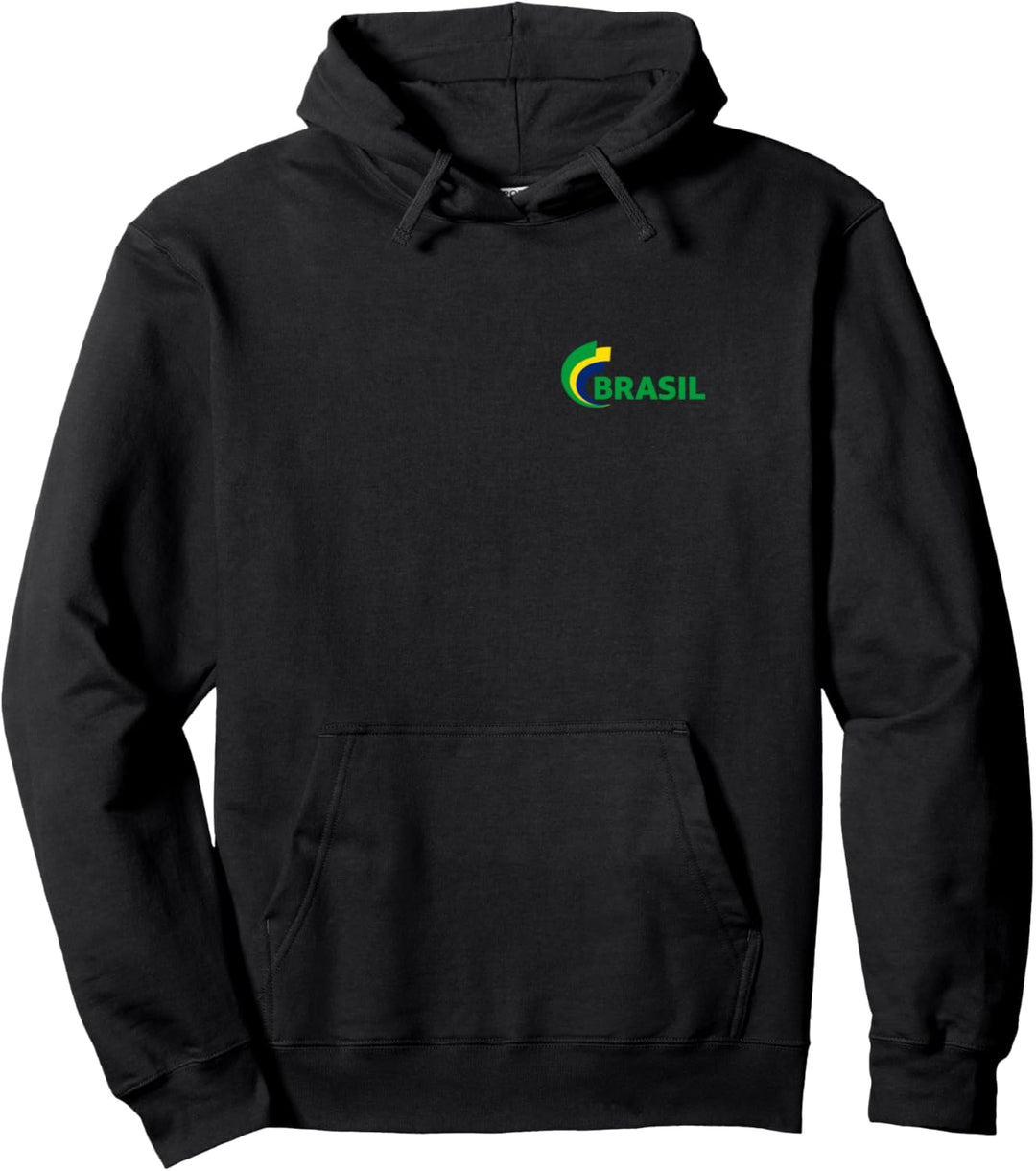 Flagge Brasilien Pullover Hoodie