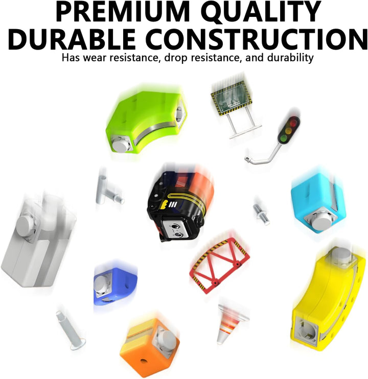 Clickrail Magnetische Schwebebahn Spielzeug, Elektrische Zug Set mit Motor & 360° Loopings - Kreativ