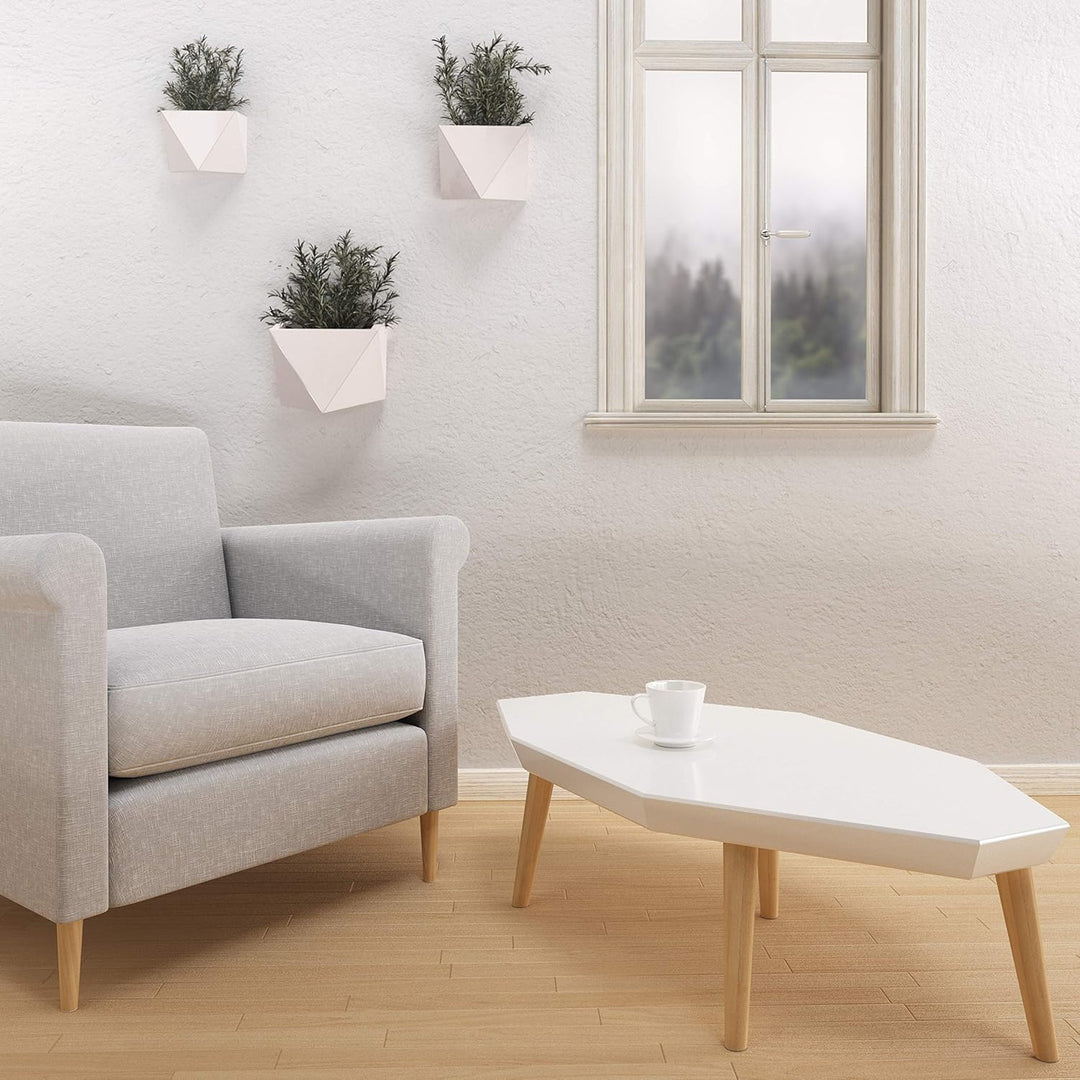 Sossai Möbelfüsse aus Massivholz Buche mit Öl-Finish, Clif Round HMF2, 15 cm hoch, rund, schräge Aus