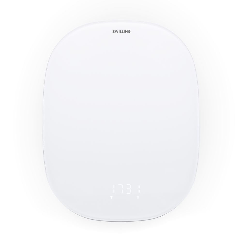 ZWILLING ENFINIGY Digitale Küchenwaage, bis 10 KG, silber Silber Single, Silber Single