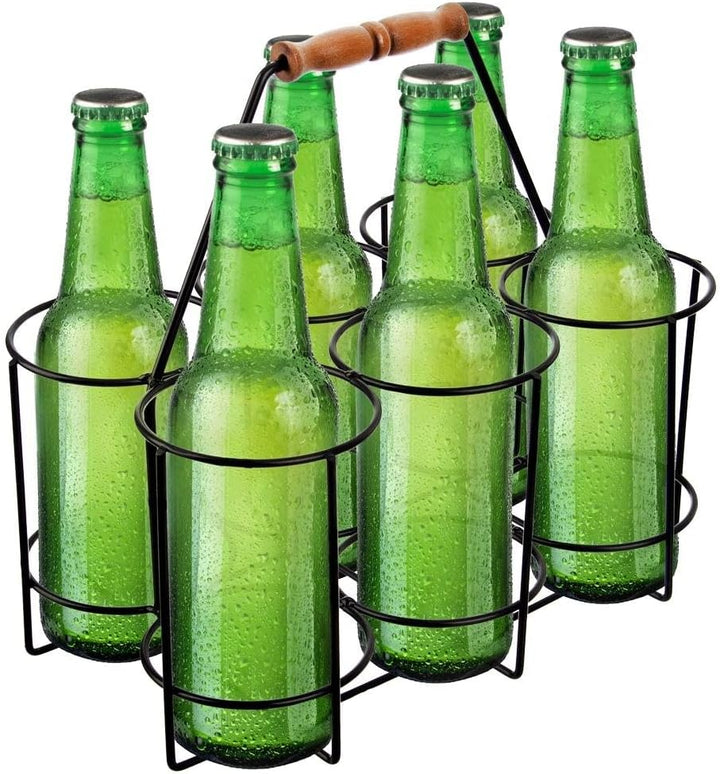 orion group Tragekiste für Flaschen Bierträger Flaschenträger Flaschenkiste | Flaschenkorb aus Metal