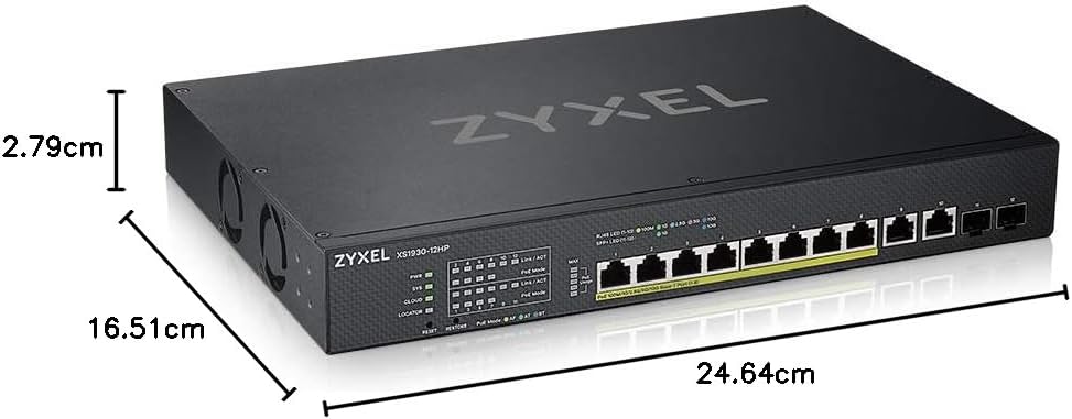 Zyxel NebulaFlex Smart-Managed PoE++ Switch 8 Ports Multi-Gigabit + 2 10G Kupfer- + 2 10G Fiber-Port
