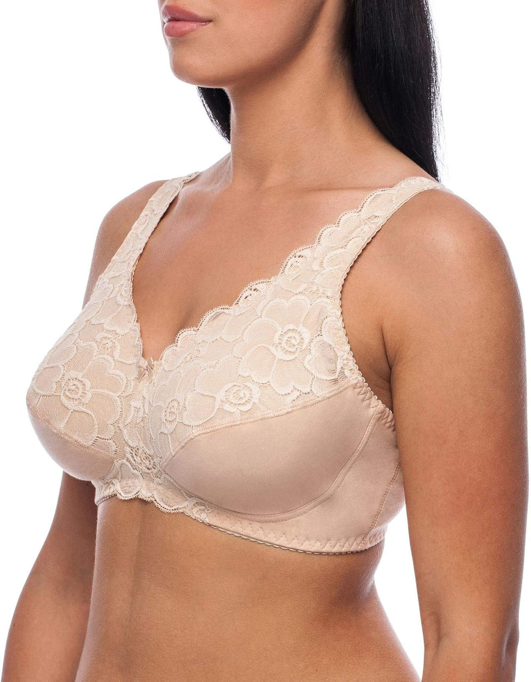 frugue Damen Kompressions BH nach Brust Op, mit Taschen 75C Beige, 75C Beige