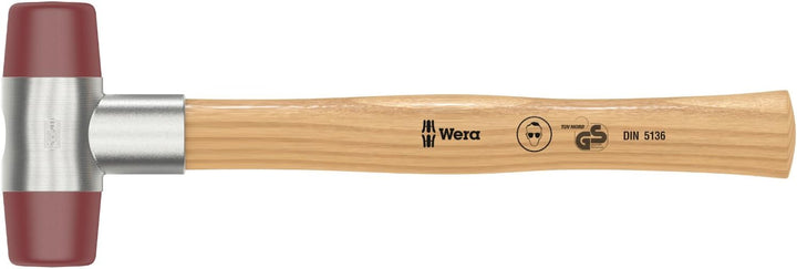 Wera 102 Schonhämmer mit Köpfen aus Uretan, # 5 x 40 mm, Wera 05000525001, # 5