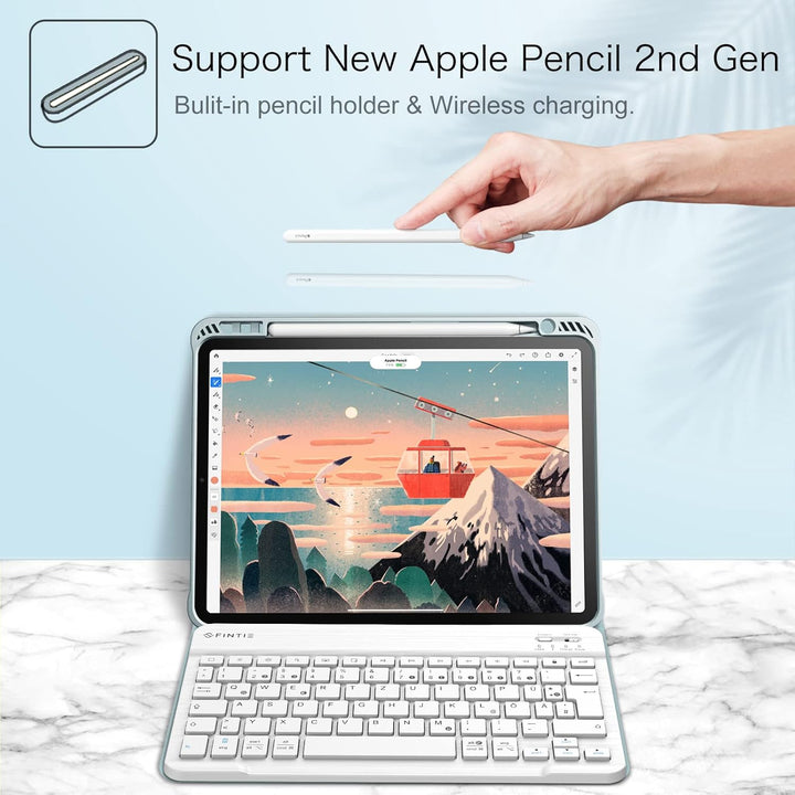FINTIE Tastatur Hülle für iPad Pro 11 2022 (4. Generation)/ iPad Pro 11 2021(3. Generation)/ 2020/20