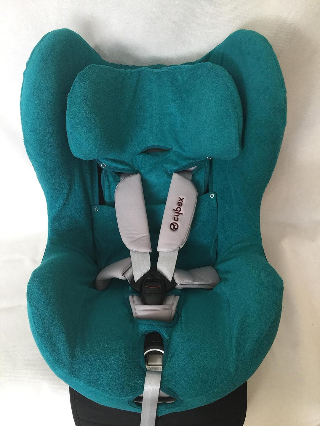 Sommerbezug Schonbezug für Cybex Sirona und Sirona plus Frottee 100% Baumwolle petrol + Bezug für de