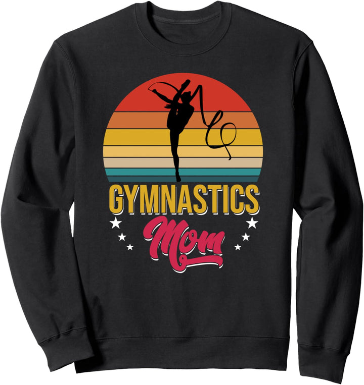 Gymnastics Mom Design Funny Slogan Gift Idea Sweatshirt