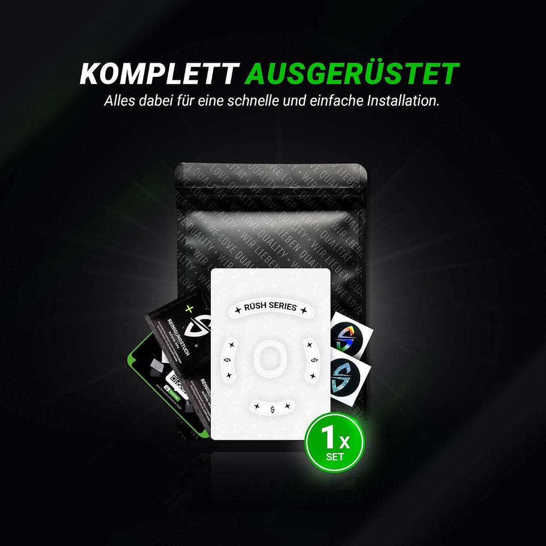 SensoryBoost Rush Glides (1 Set) für Logitech G PRO 2 Lightspeed, Wireless